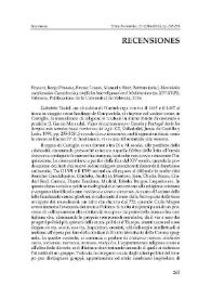 Portada:Sharq Al-Andalus, núm. 21 (2014-2016). Recensiones