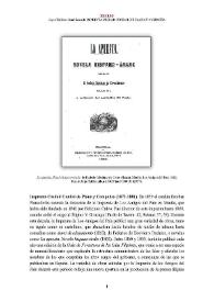 Portada:Imprenta Ciudad Condal de Plana y Compañía (1872-1881) [Semblanza] / Joyce Tolliver