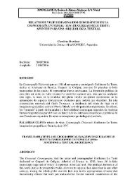 Portada:Relatos de viaje e imaginarios geográficos en la \"Cosmografía Universal\" (1556) de Guillaume Le Testu: apuntes para una arqueología textual / Carolina Martínez