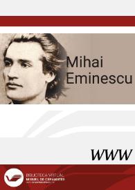 Portada:Mihai Eminescu / dirección Catalina Iliescu Gheorghiu