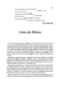 Portada:Carta de México / Manuel Ulacia