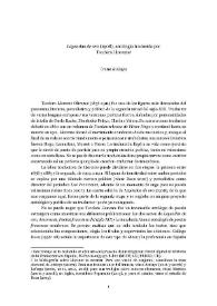 Portada:\"Leyendas de oro\" (1908), antología traducida por Teodoro Llorente / Irene Atalaya Fernández