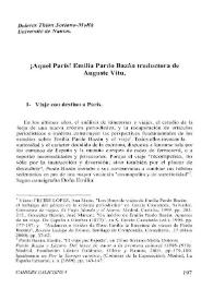 Portada:¡Aquel París! Emilia Pardo Bazán traductora de Auguste Vitu / Dolores Thion Soriano-Mollá