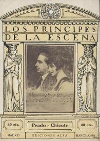 Portada:Los príncipes de la escena. Loreto Prado y Enrique Chicote / por Carmen de Burgos \"Colombine\"