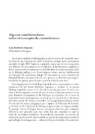 Portada:Algunas consideraciones sobre el concepto de costumbrismo / Luis Beltrán Almería