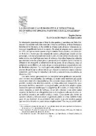 Portada:La oralidad: clave narrativa y estructural de \"En mitad de ninguna parte\" de Julio Llamazares / Ángeles Encinar