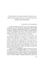 Portada:La reivindicación de Gabriela Mistral por José Luis Hidalgo: hacia la rehumanización poética de posguerra / Francisco Ruiz Soriano
