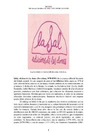 Portada:LaSal, edicions de les dones [Editorial] (Barcelona, 1978-1990) [Semblanza] / Pilar Godayol