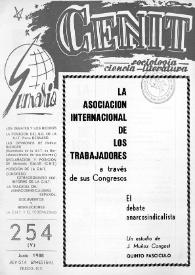 Portada:Año XXXVIII, núm. 254, junio 1988