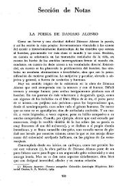 Portada:La poesía de Dámaso Alonso / Leopoldo de Luis