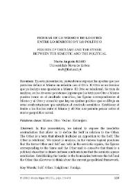 Portada:Figuras de lo Mismo y de lo Otro: entre lo semiótico y lo político / Maria Augusta Babo