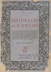 Portada:Modelos de cartas / arreglados por Carmen de Burgos Seguí (Colombine)