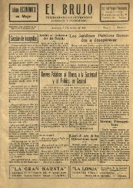 Portada:Núm. 1, 1º de mayo de 1929