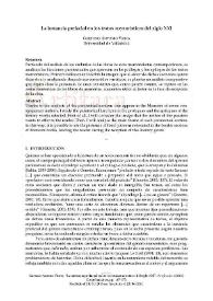 Portada:La instancia prefacial en los textos memorísticos  / Gaetano Antonio Vigna