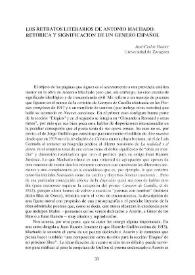 Portada:Los retratos literarios de Antonio Machado: retórica y significación de un género español / José-Carlos Mainer