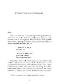 Portada:Itinerario vital de Antonio Machado  / Jacinto López Gorgé   
