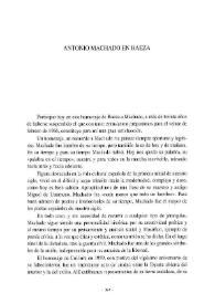 Portada:Antonio Machado en Baeza  / Cesáreo Rodríguez-Aguilera     