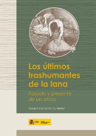 Portada:Los últimos trashumantes de la lana : pasado y presente de un oficio / María Rosa Nuño Gutiérrez ; ilustración de portada de Ricardo Pedraza Pérez, 2016