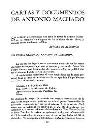 Portada:Cartas y documentos de Antonio Machado