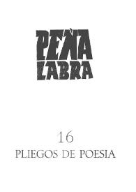 Portada:Peña Labra, núm. 16, verano 1975 