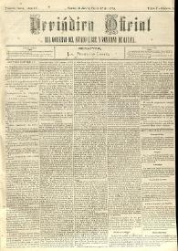 Portada:Primera época, año IV, Tomo V, núm. 5, enero 17 de 1885