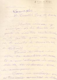 Portada:Carta de Carmen de Burgos a Emilia de Castro Pamplona. 16 de abril de 1920