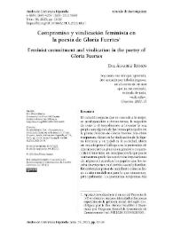Portada:Compromiso y vindicación feminista en la poesía de Gloria Fuertes  / Eva Álvarez Ramos