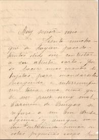 Portada:Carta de Pilar Montaner de Sureda a Manuel Nueda. Valldemos (Palma de Mallorca), 6 de enero de 1920