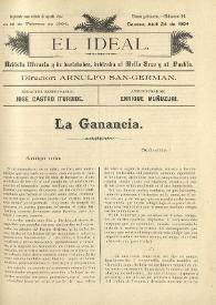 Portada:Tomo I, núm. 14, 24 de abril de 1904