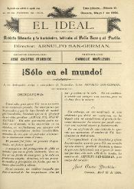 Portada:Tomo I, núm. 15, 1.º de mayo de 1904