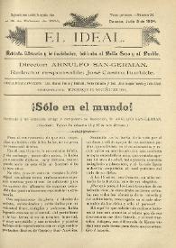 Portada:Tomo I, núm. 24, 3 de julio de 1904