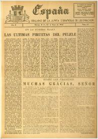 Portada:Año II, núm. 67, 26 de mayo de 1945