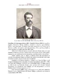 Portada:Jesús Díaz de León [impresor, filólogo, historiador] (Aguascalientes, 1851 - Ciudad de México, 1919) [Semblanza] / Calíope Martínez