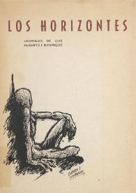 Portada:Los horizontes / Leopoldo de Luis