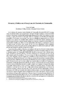 Portada:Historia y política en el ensayismo de Marietta de Veintemilla / Gloria da Cunha 