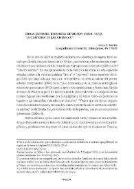 Portada:Emilia Serrano, Baronesa de Wilson (1834-1922): \"La Cantora de las Américas\" / Leona S. Martín