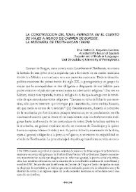 Portada:La construcción del ideal feminista en el cuento de viajes a México de Carmen de Burgos, \"La misionera de Teotihuacan\" (1926) / Esther A. Daganzo-Cantens