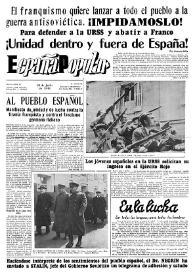 Portada:Año II, núm. 63, 18 de julio de 1941