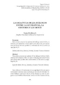 Portada:"La saga/fuga de J.B.": diálogos entre la literatura, la historia y los mitos 
 / Regina Kohlrausch 