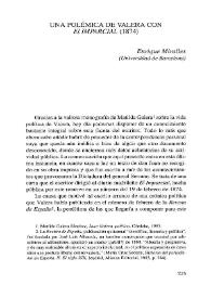 Portada:Una polémica de Valera con "El Imparcial" (1874)

 / Enrique Miralles