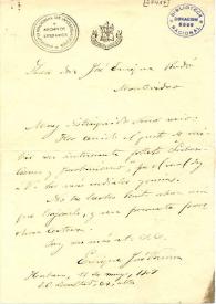 Portada:Carta de Enrique José Varona a Jose Enrique Rodó. Habana (Cuba), 11 de mayo de 1907