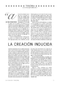 Portada:La creación inducida    / por Jesús Campos García 