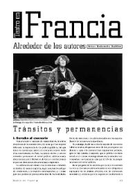 Portada:Teatro en Francia: alrededor de los autores  / Irène Sadowska Guillón ; traducción S.M.B.