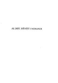 Portada:El deu, dèneu i noranta / Eduard Escalante ; edició a cura de Josep Lluís i Rodolf Sirera