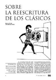 Portada:Sobre la reescritura de los clásicos  / Andrés Pociña 