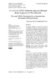 Portada:"La carretera" (2006): hipótesis para una distopía desde la poética de Pérez-Reverte / Francisco Javier Hernández Ruiz