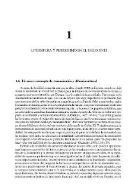 Portada:Literatura y periodismo en el siglo XVIII / María José Alonso Seoane