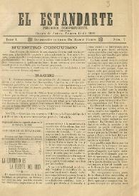 Portada:El Estandarte : periódico independiente