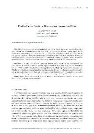 Portada:Emilia Pardo Bazán, solidaria coas causas benéficas / Ana Romero Masiá