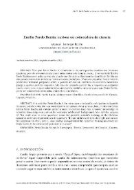 Portada:Emilia Pardo Bazán: curiosa o coñecedora da ciencia / Manuel Bermejo Patiño